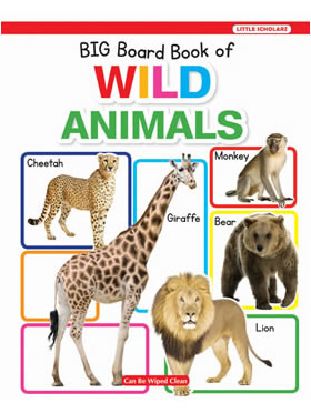 Little Scholarz New Big Board Book Of Wild Animals